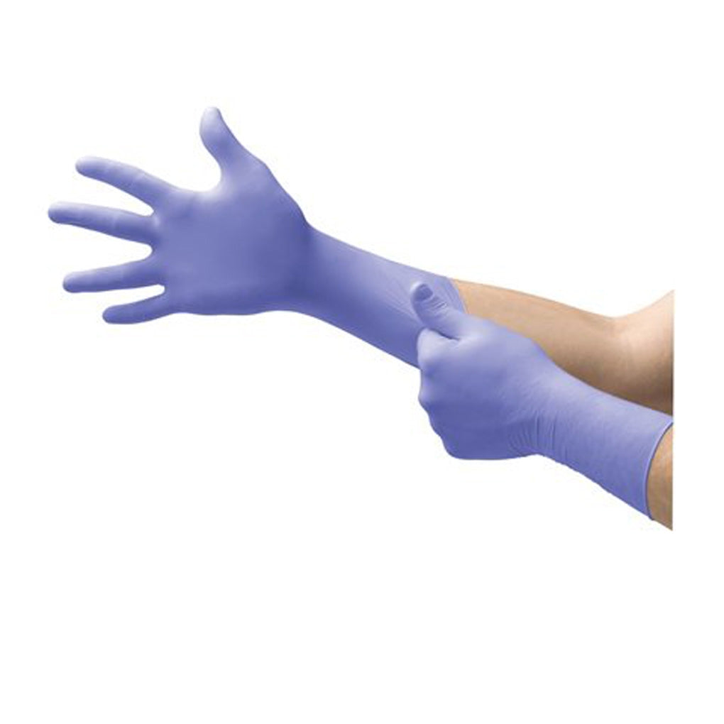 Ansell SEC-375 Microflex Supreno Durable Nitrile Exam Glove w/ Extened Cuff & Advanced Barrier Protection X-Large
