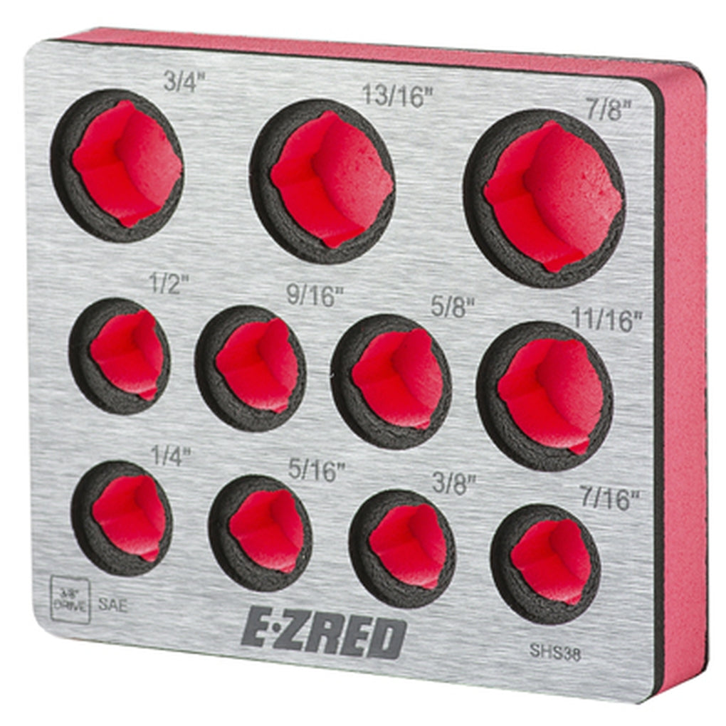 E-Z Red SHS38 3/8 SAE Magnetic Socket Holder