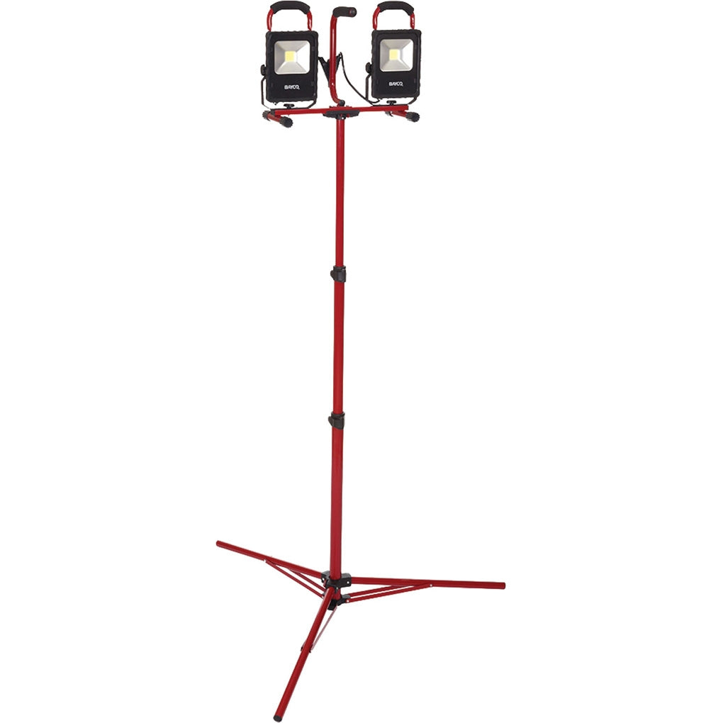 BAYCO SL-1522 4,400 Lumen LED Convertible Dual Fixture Work Light on Tripod Stand