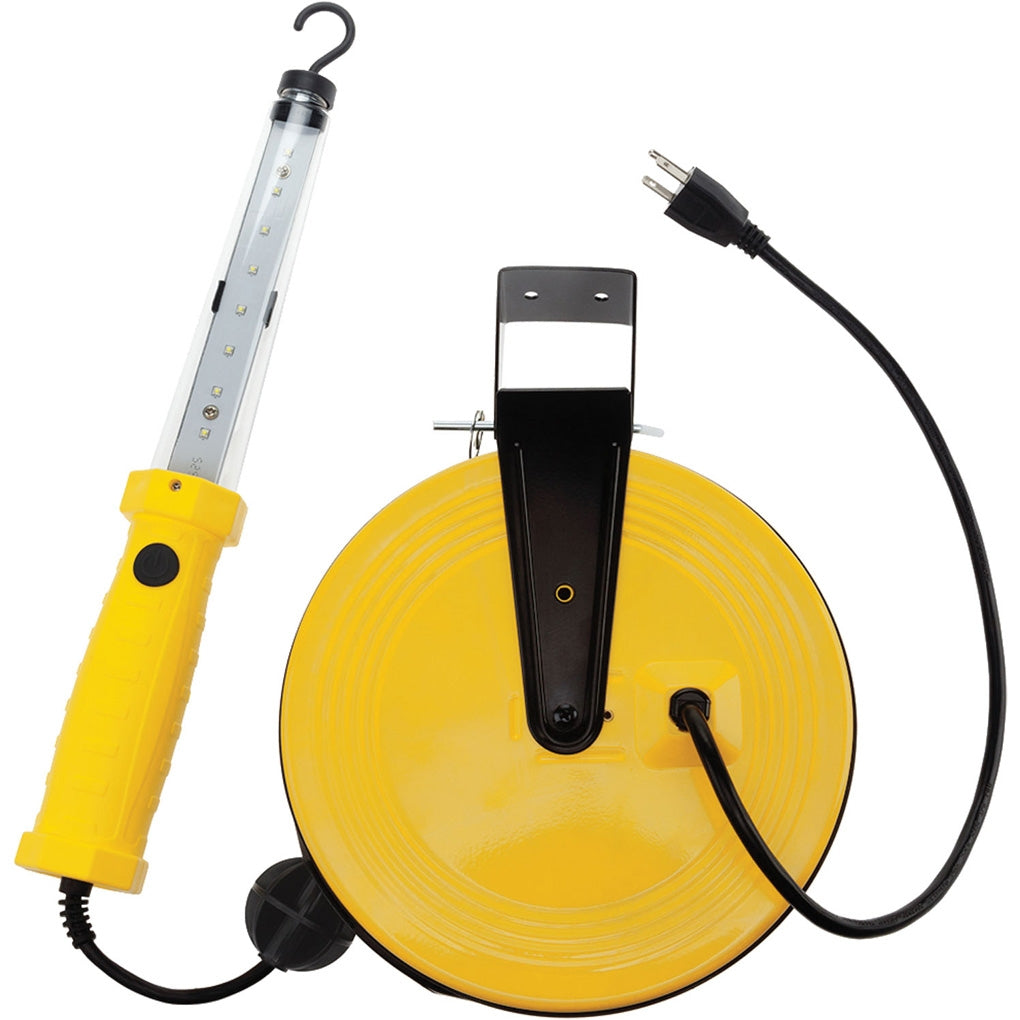 BAYCO SL-866 1,200 Lumen LED Work Light w/Magnetic Hook on Retractable Reel