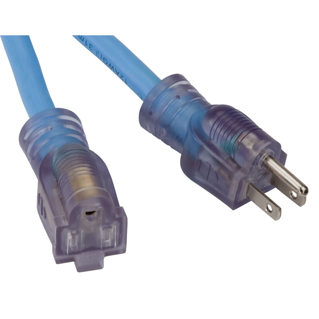 BAYCO SL-997 50ft. Compliant Cold Weather Extension Cord w/Single Lighted Outlet 15amp