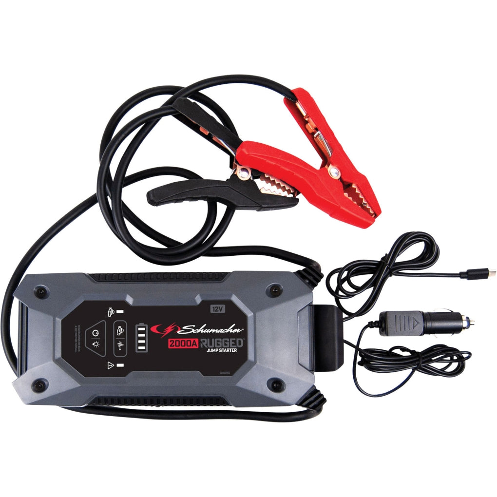 Schumacher - SL1651 - 2000a Rugged Jump Starter and USB Power Source