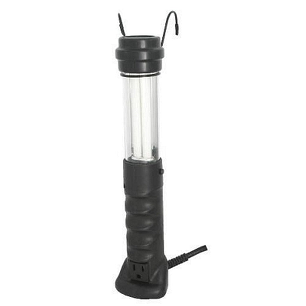 BAYCO SL-935 13w Fluorescent Work Light w/Spotlight & Single Outlet