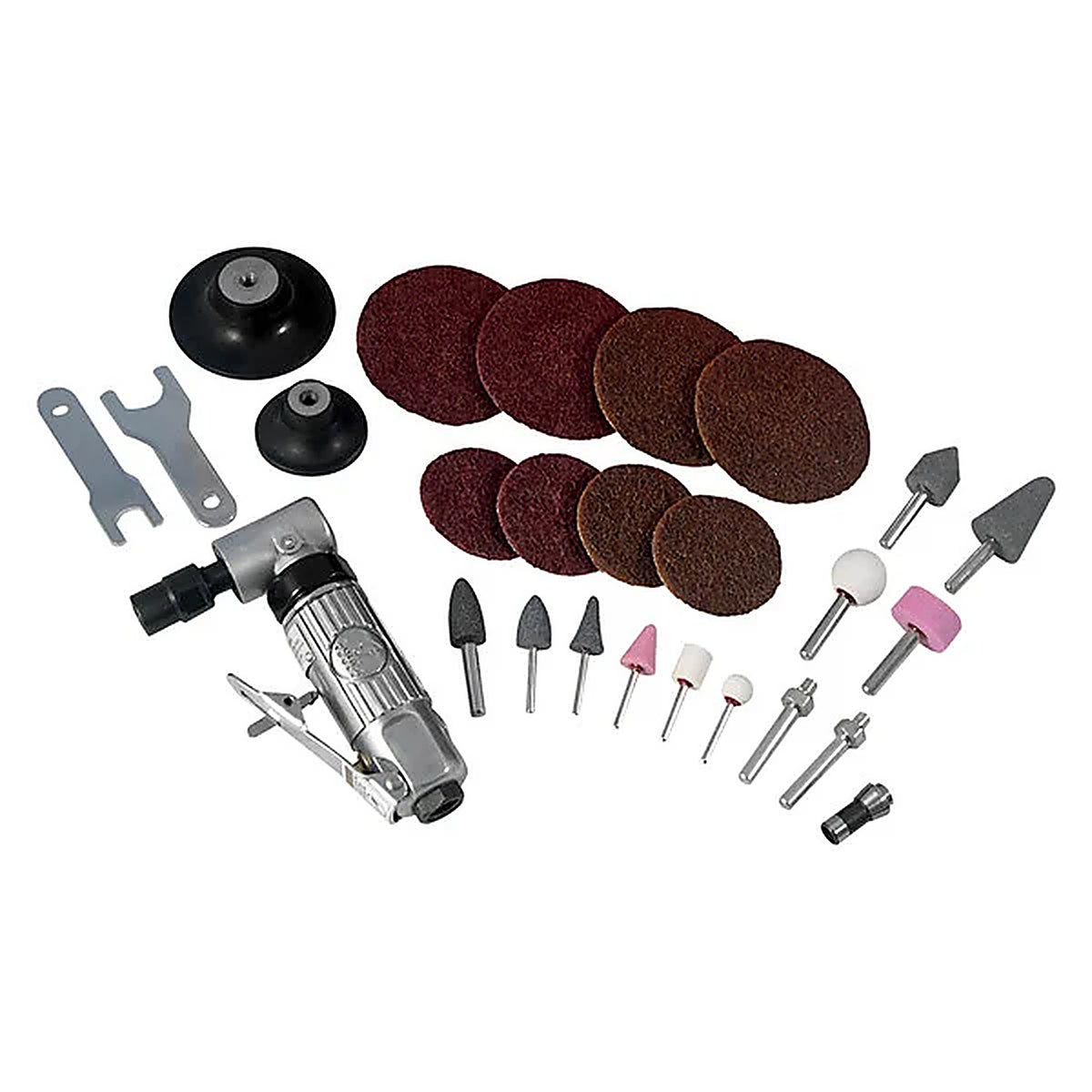 Sunex SX264K Mini Angle Air Die Grinder Kit, 1/4in.