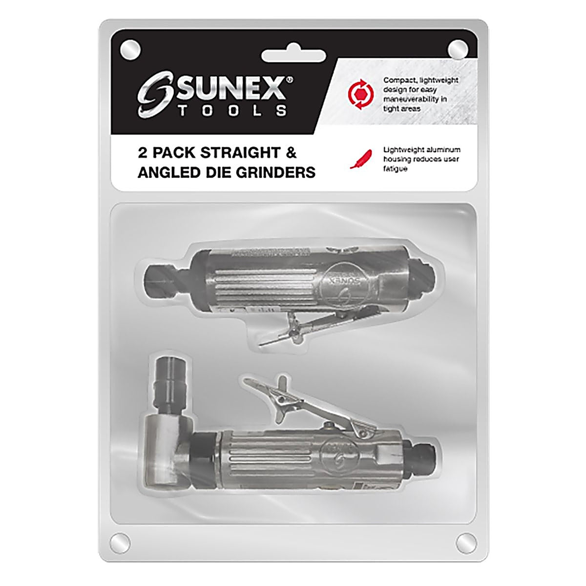 Sunex Tools SX2PK 2 Pc 1/4 Mini Die Grinder Kit