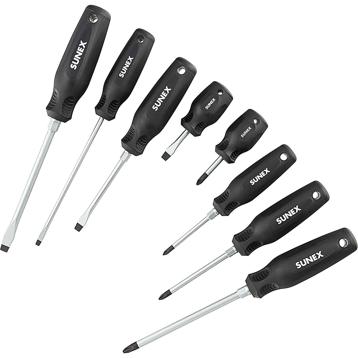 Sunex Tools - SXCSDS8 - 8 Piece Combination Screwdriver Set