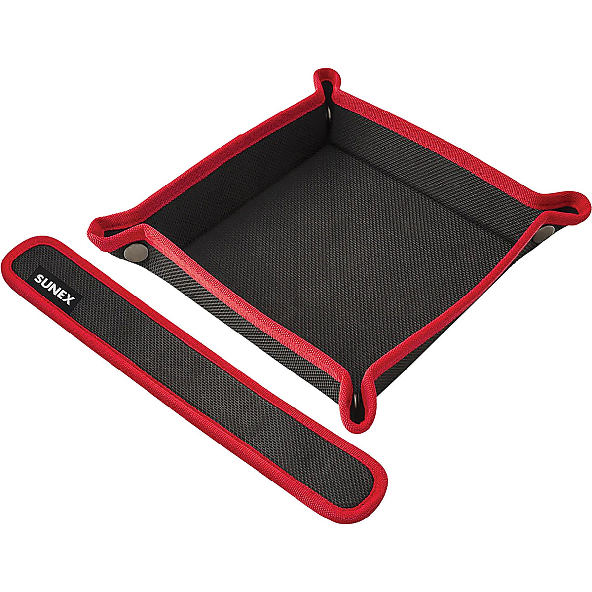 Sunex Tools - SXMAGPACK - 2 in X 12 in Flexible Magnetic Strip 10 in X 10 in Folding Magnetic Tray