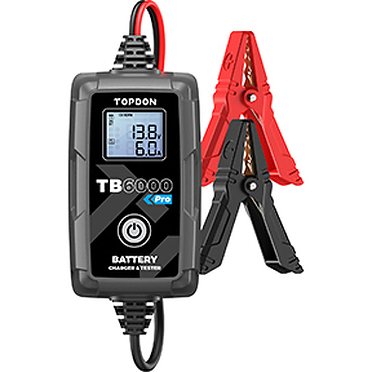 TOPDON - TB6000PRO - 2-In-1 6a Battery Charger and Battery Tester with App