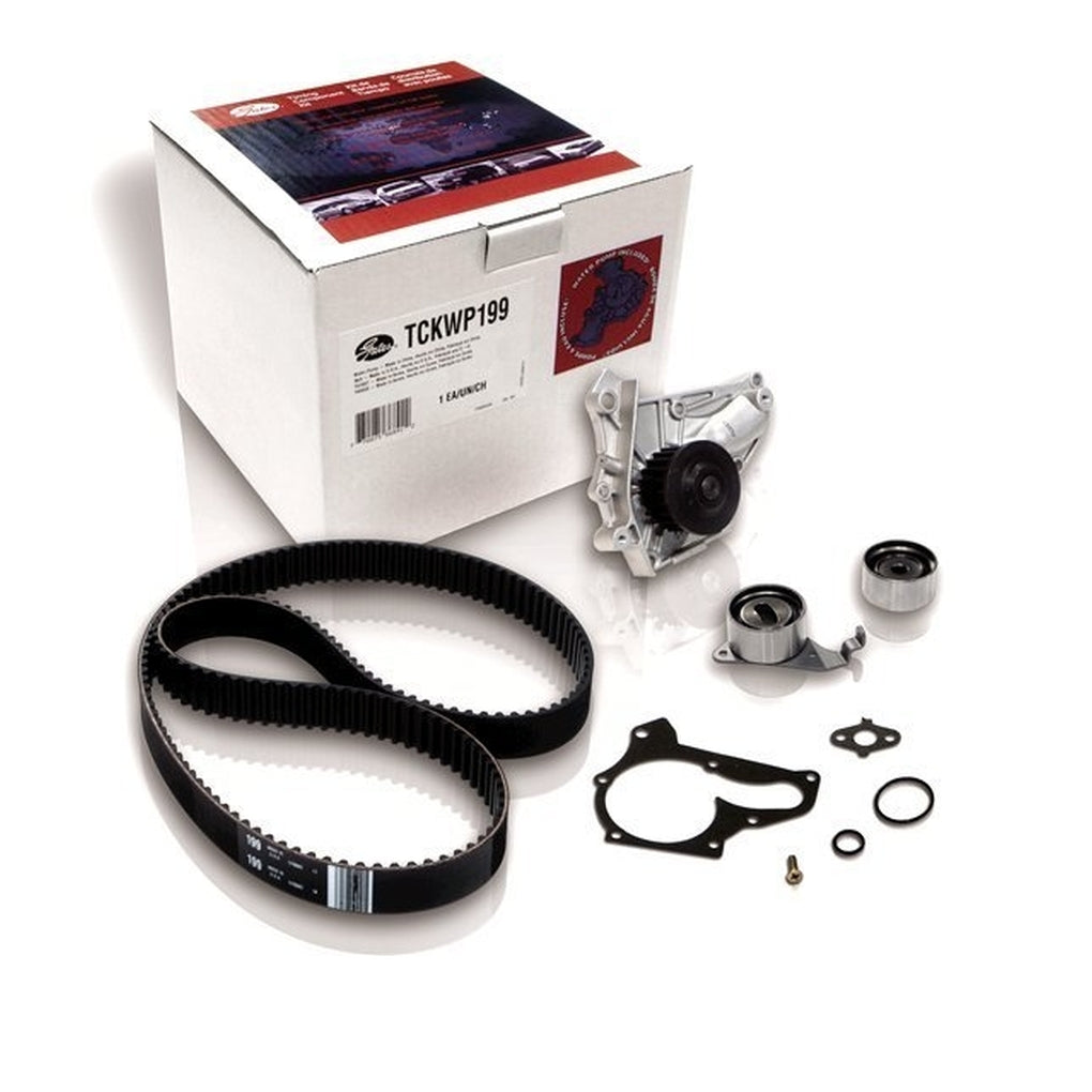 Gates TCKWP199 PowerGrip Premium OE Timing Belt Component Kit W/Water Pump