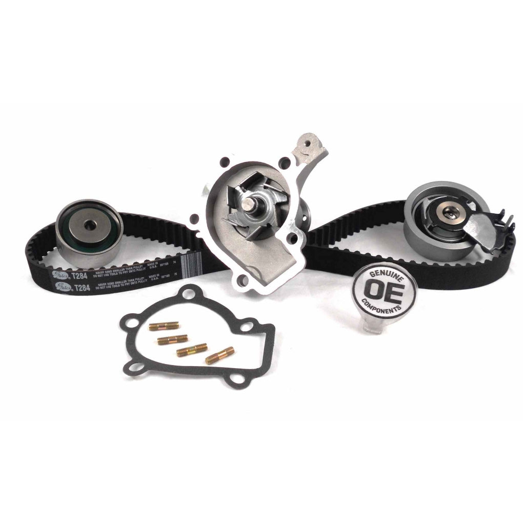 Gates TCKWP284A PowerGrip Premium OE Timing Belt Component Kit W/Water Pump