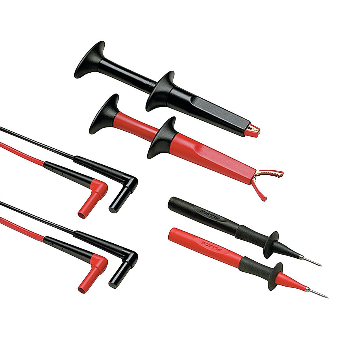Fluke TL220 6-Piece SureGrip Industrial Test Lead Set
