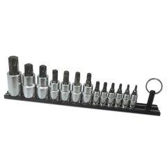 VIM Tools TMS-TORX Elite 13pc. Torx Set, T10 Thru T70, package on a Black Magrail