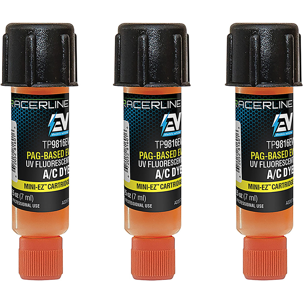 Tracerline - TP9816EV-P3 - 3Pk Dye, A/C PAG Fl5 Ev Dye Cartridges
