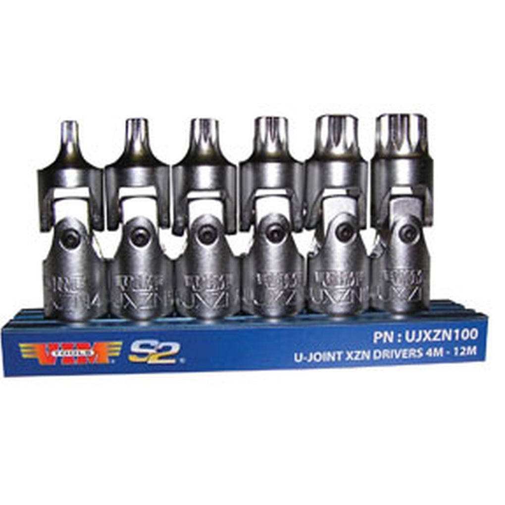 VIM Tools - UJXZN100 - Universal Joint, XZN Triple Square Dr, 6pc.