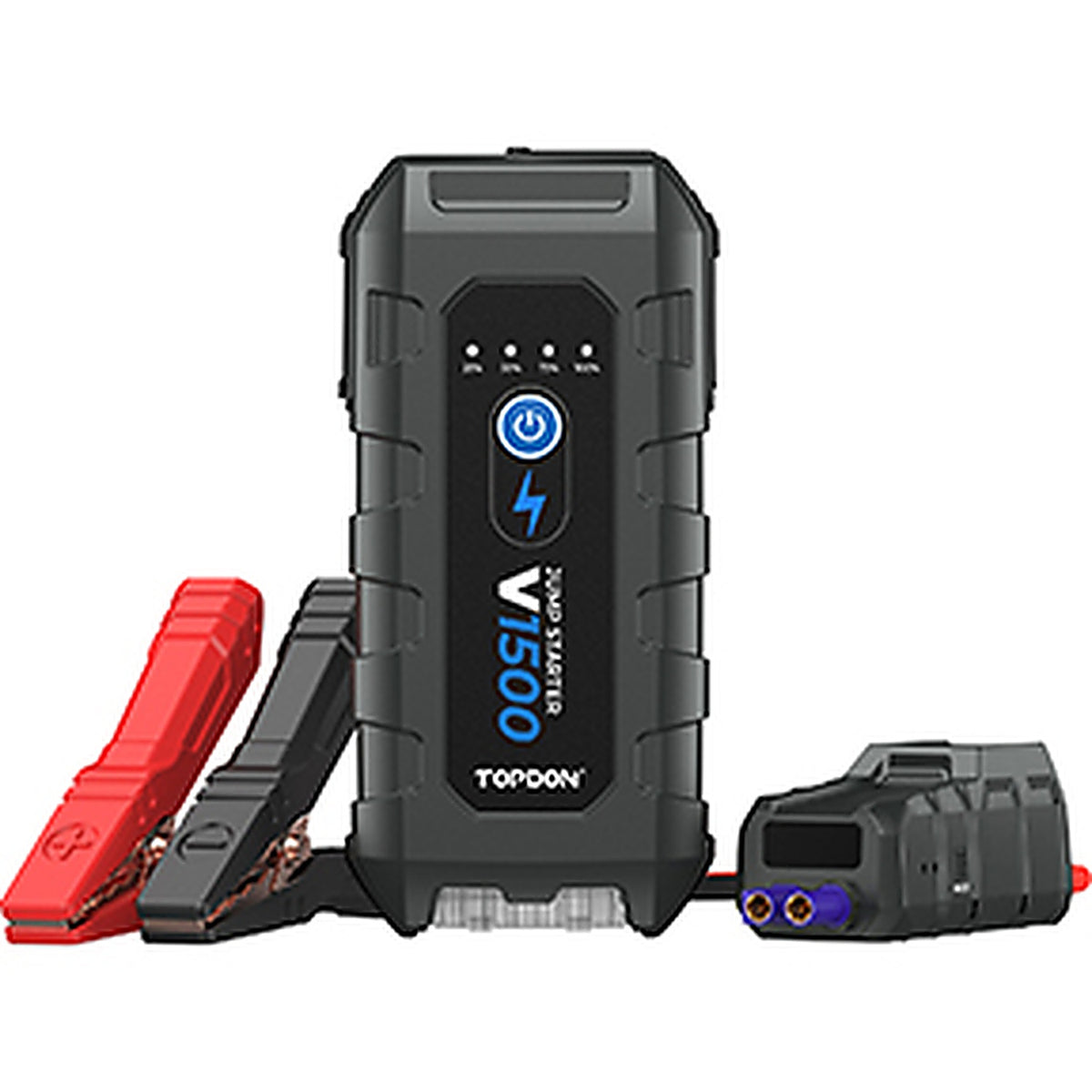 TOPDON - V1500 - 1500a Jump Starter and Booster, Power Bank and Flashlight