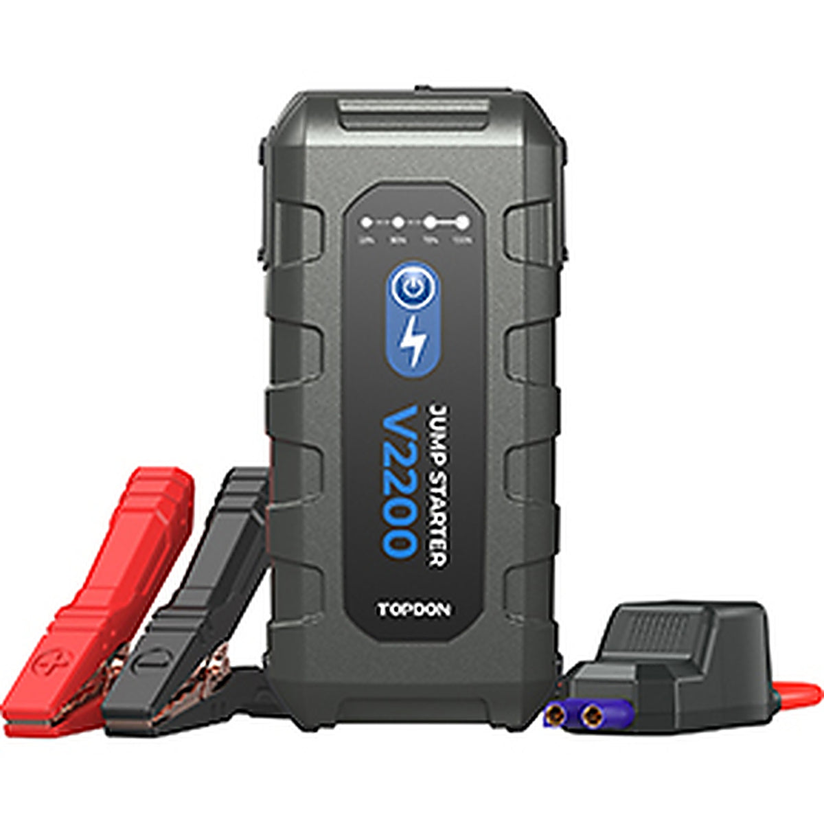 TOPDON - V2200 - 2200 Peak Amp Jump Starter, Power Bank, and Flashlight