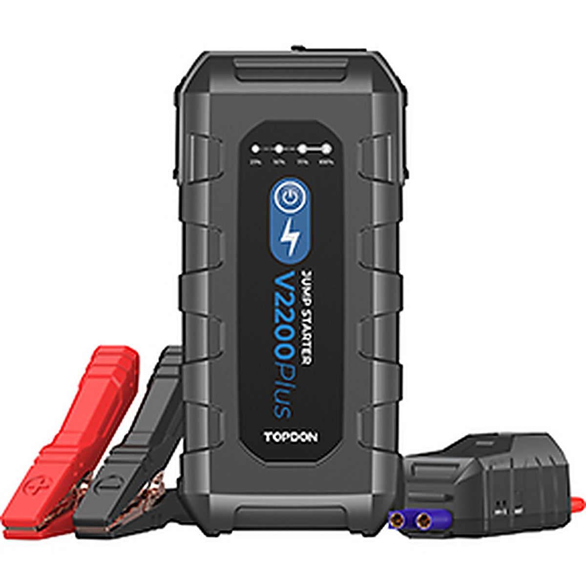 TOPDON - V2200PLUS - 2-In-1 2200 Peak Amp Jump Starter and Battery/System Tester