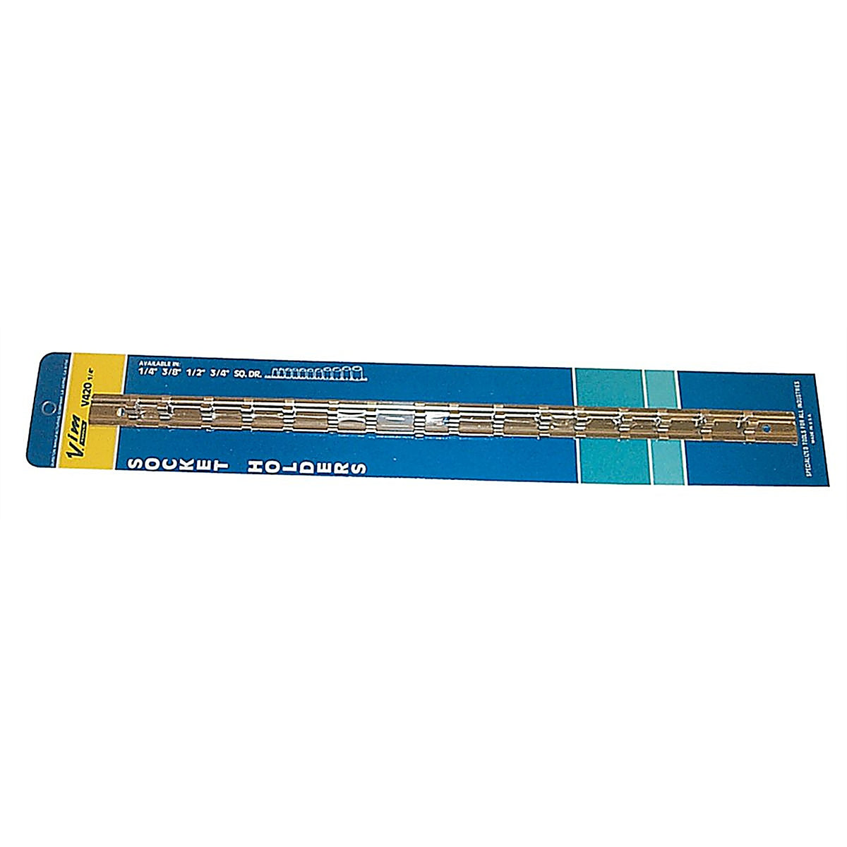 VIM Tools - V420 - 1/4 Inch Socket Holder Rail