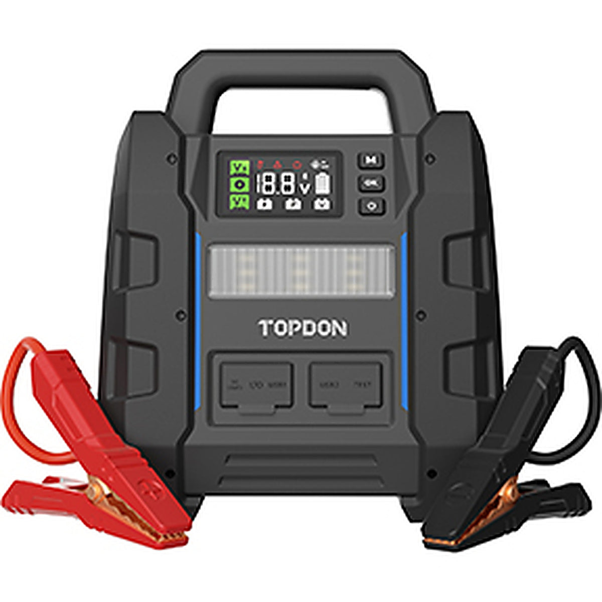 TOPDON - V4500PLUS - 2-In-1 4500 Peak Amp Jump Starter and Battery/System Tester