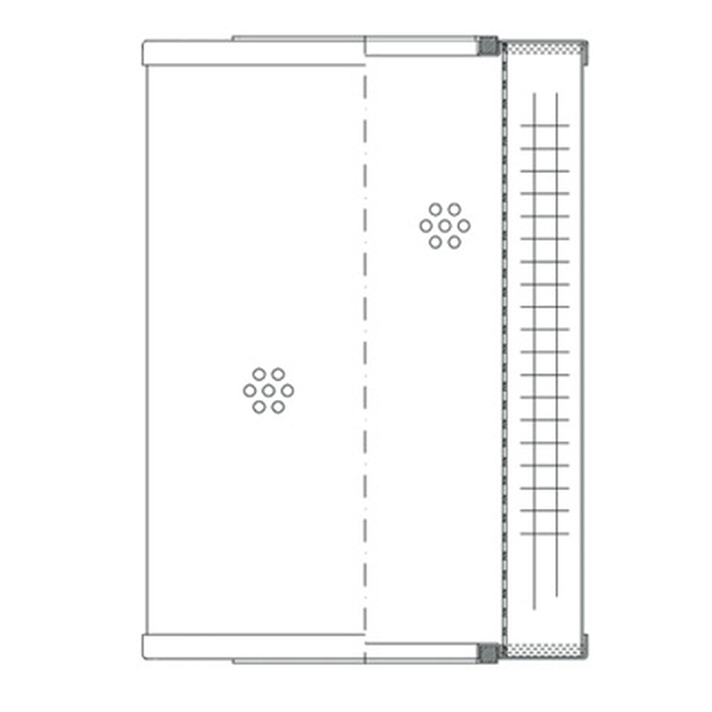 WIX W02AP680 Cartridge Hydraulic Metal Canister Filter