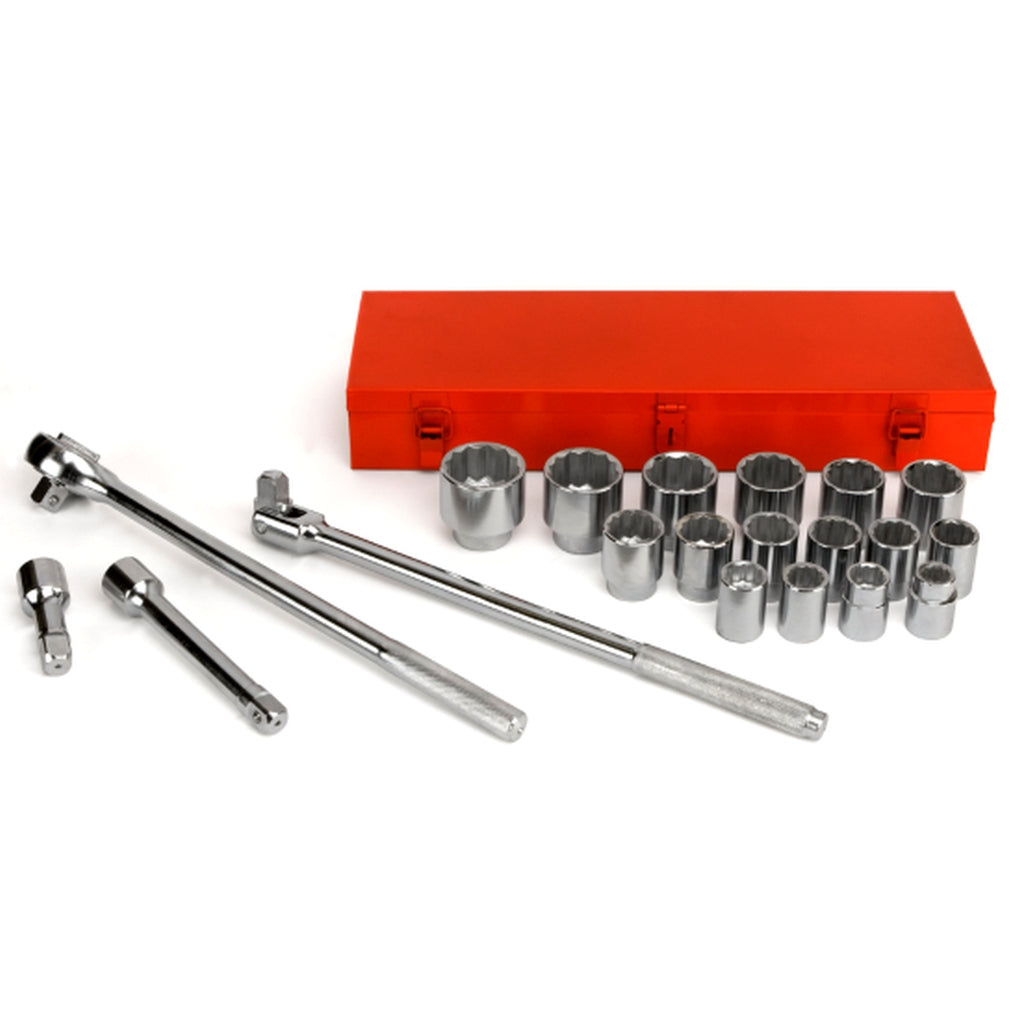 Wilmar Performance Tool W1180 21-Piece SAE 3/4 In. Drive Socket Set