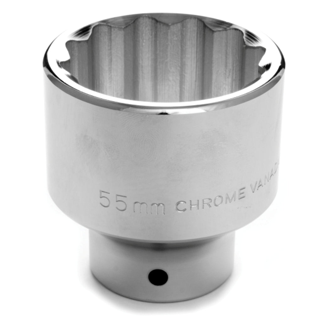 Wilmar Performance Tool W34855 3/4 In. Drive 12 Point Standard Socket 55MM