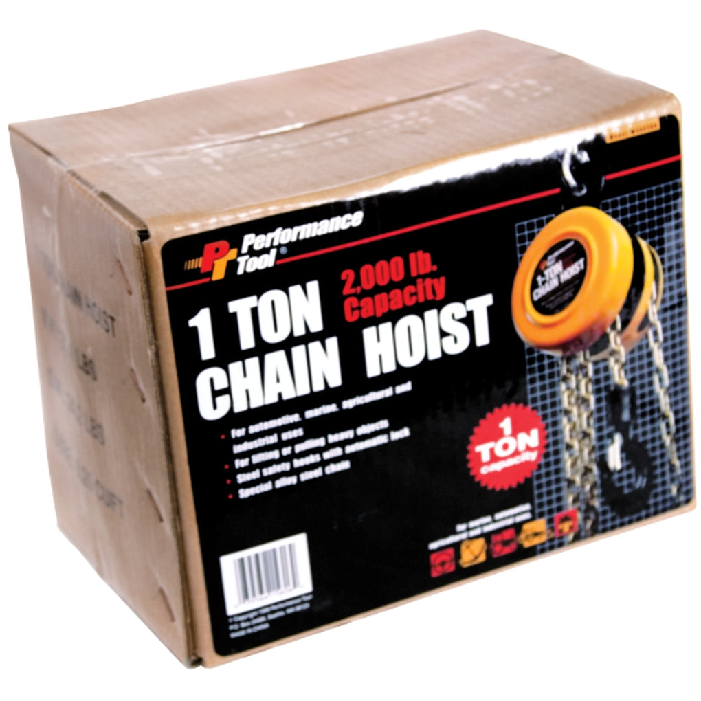 Wilmar Performance Tool W4005DB 1 Ton Chain Hoist